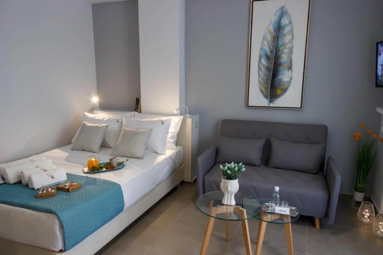 Mk Lux Suites - Steps To Beach Агиос-Николаос Экстерьер фото